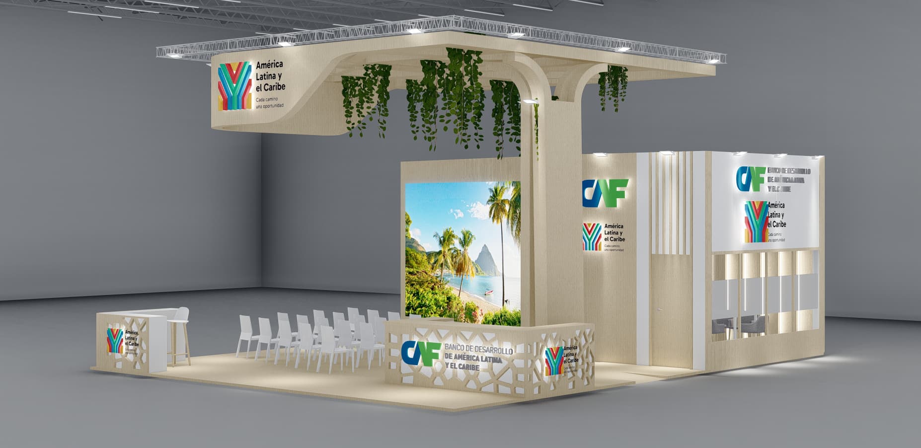 CAF stand at FITUR - CAF Render key