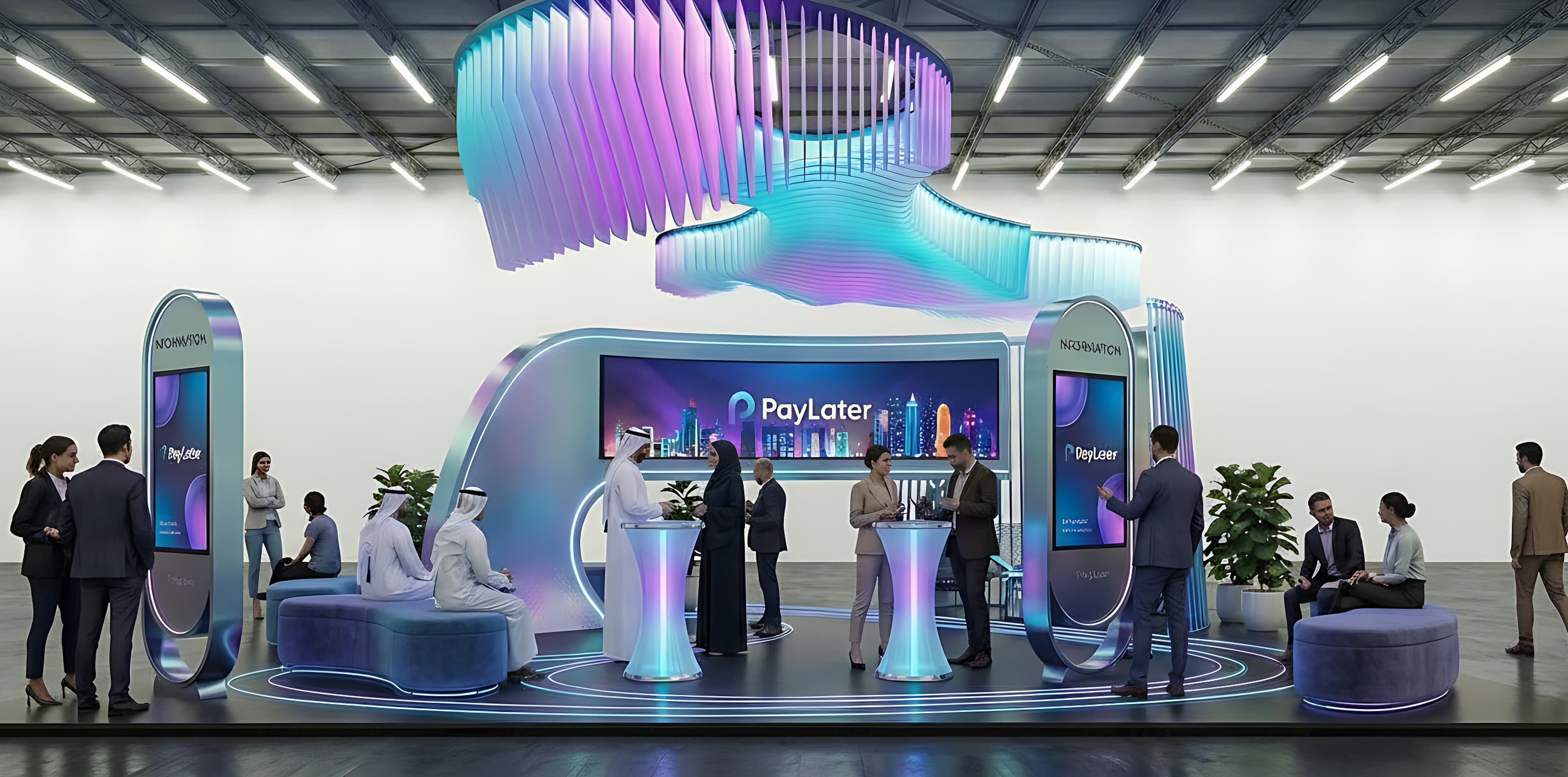PayLater stand at Web Summit Qatar