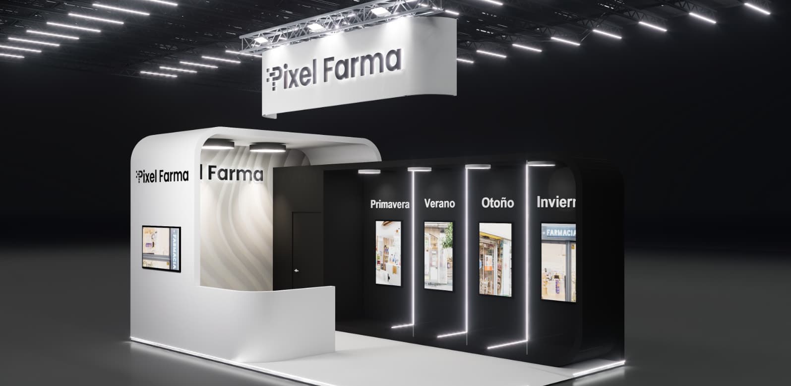 Pixel stand at Infarma - Pixel Render key