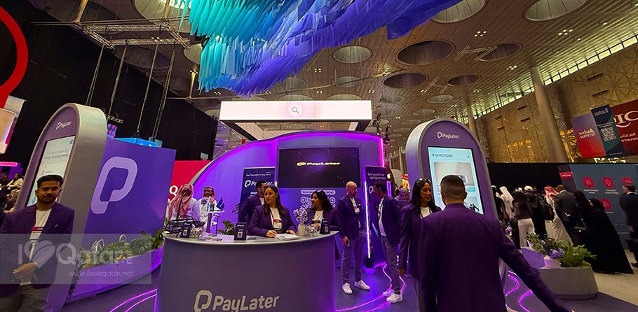 PayLater stand at Web Summit Qatar